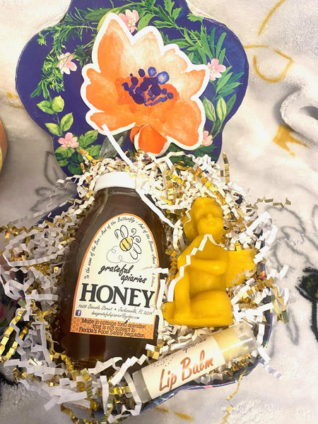 Flowers and Bee Gift Box