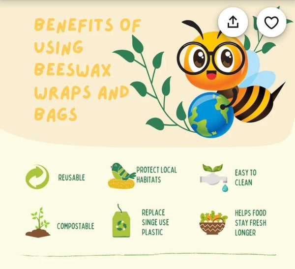 Beeswax Reusable Sourdough Bread Bag