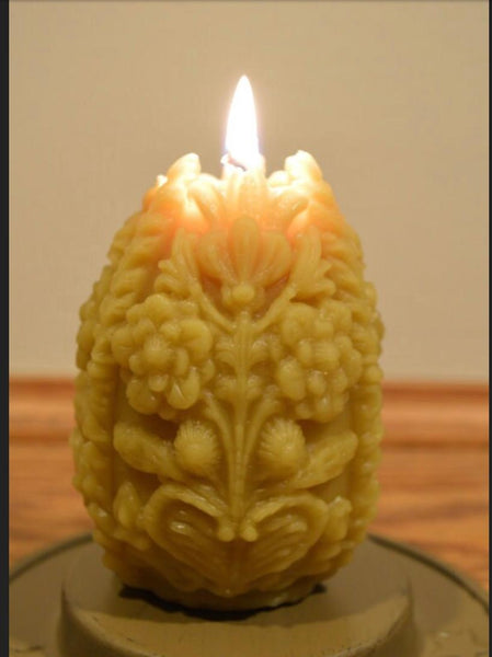 Faberge Egg Beeswax Candle