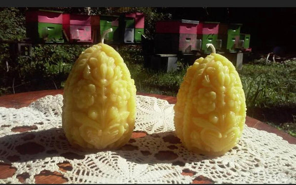 Faberge Egg Beeswax Candle